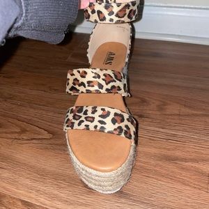 Forever 21 Leopard Espadrille Sandals